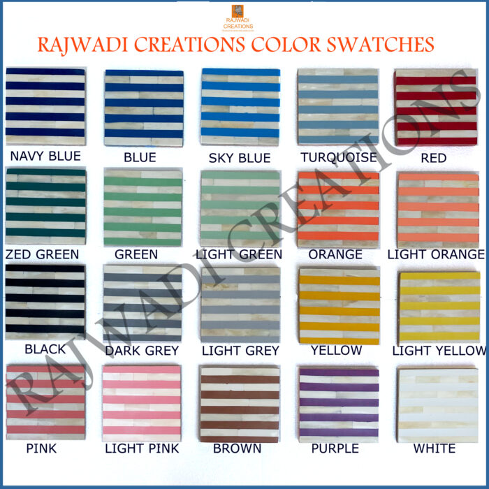 For color options